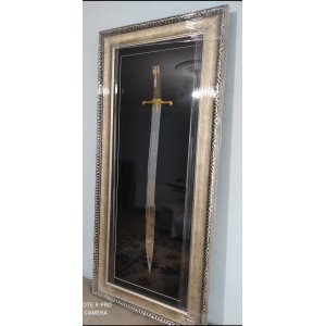 Gümüş Çerçeveli Türk Kılıçlı VİP Tablo