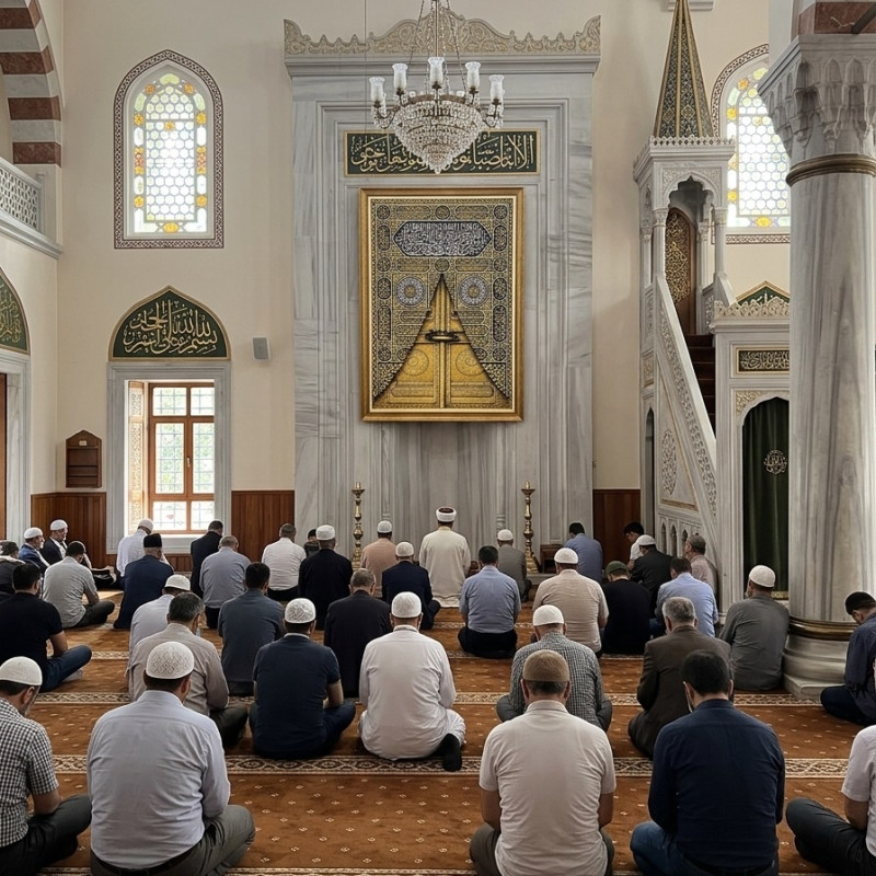 Muhteşem 'Kabe Kapısı Temalı' Dini Büyük Boy Lüks Tablo 2