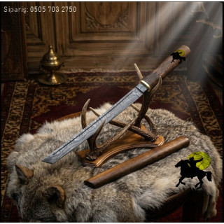 Wakizashi Japon Damascusu