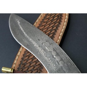 Damascus Kukry - Pala Avcı Bıçağı (Koleksiyonerlerin İlgi Odağı)