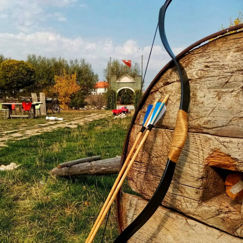 Çocuk  Başlangıç Yayı 25 Libre + 3 Adet Tüylü Ok Hediyeli