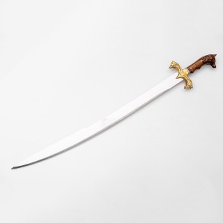 Kurtbaşlı Balçaklı-Kurtbaşlı Kabzeli Türk Kılıcı