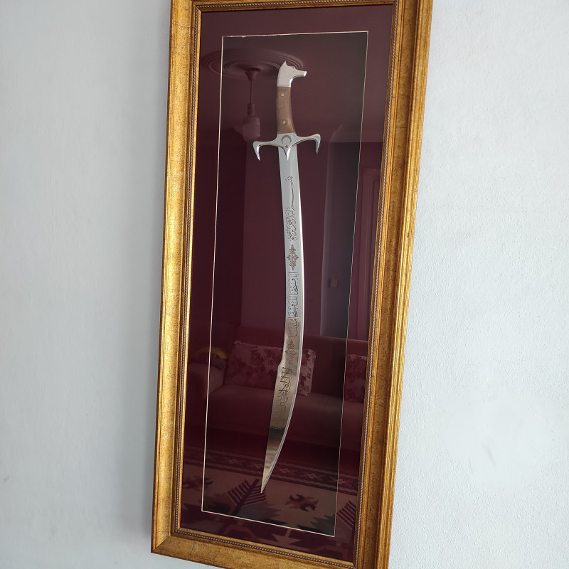 Kurtbaşlı Türk Kılıçlı Hediyelik Lüks Tablo