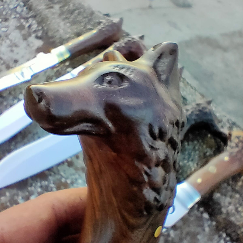 Kuurtbaşı Doğa ve Kamp Bıçağı (33cm-3'lü)-(İsviçre Çakısı Hediyeli)