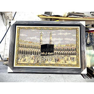  Yeni Kabe Goblen Tablo - Siyah Çerçeveli  85*126 