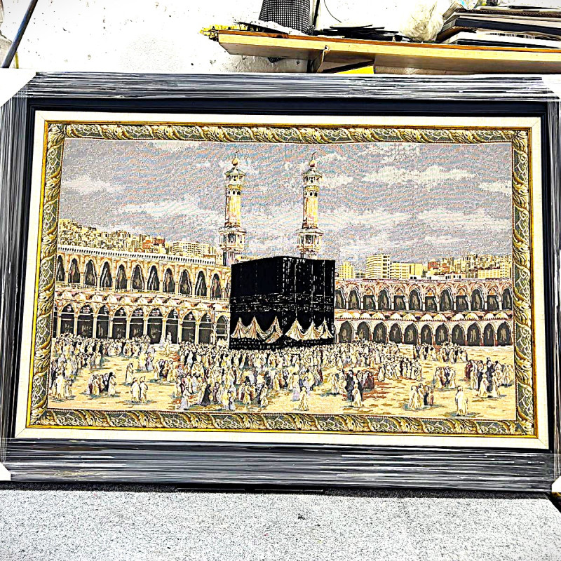 Yeni Kabe Goblen Tablo - Siyah Çerçeveli  85*126